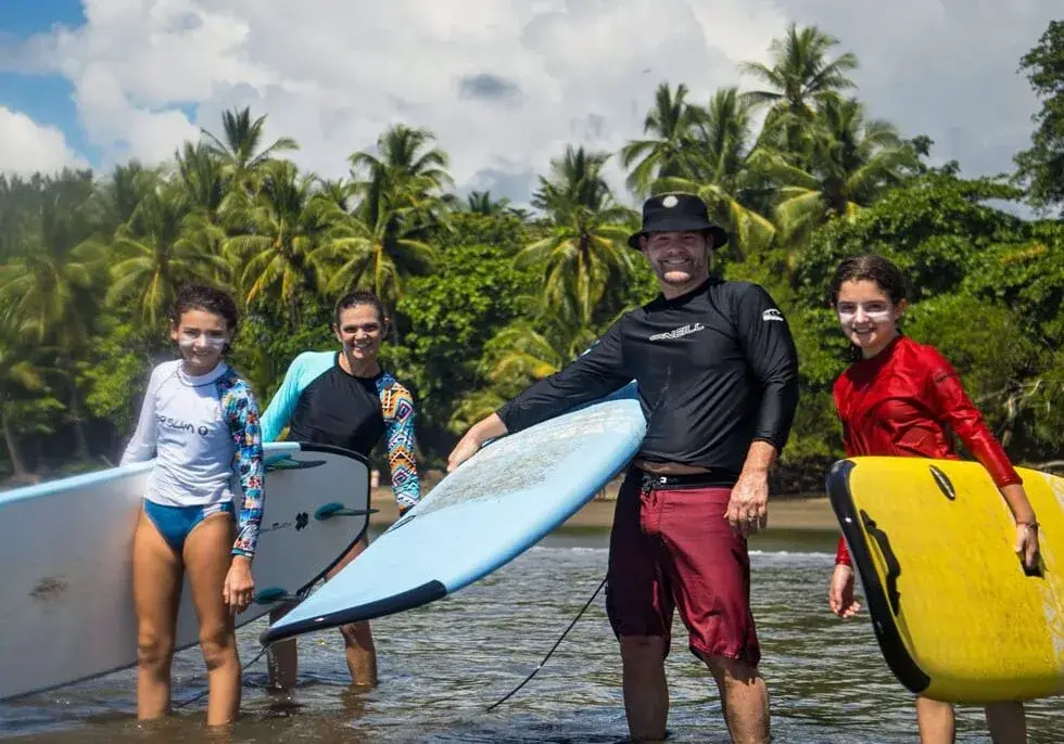 best surfing camps for families